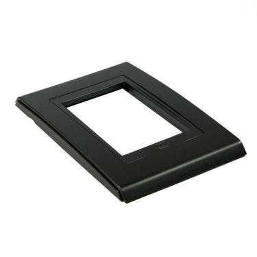 Imagem de Placa 4x2 3 Posiçoes Refinatto Weg Preto