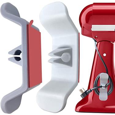 Imagem de Siaomo Organizador de cabos para eletrodomésticos de cozinha, cinza + branco