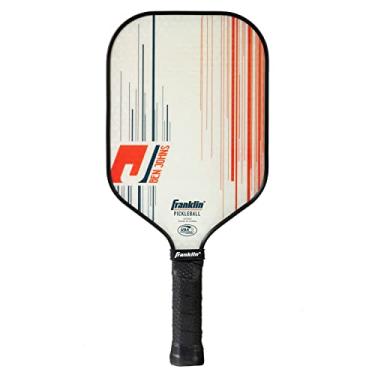 Imagem de Franklin Sports Raquete de pickleball Pro – Raquete de pickleball de torneio profissional com tecnologia MaxGrit – Série Assinatura – Branca