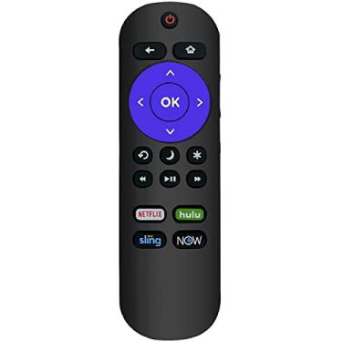 Imagem de Controle remoto compatível com controle remoto Hisense Roku TV remoto (Hisense HU-RCRUS-20 Remote)