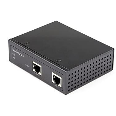 Imagem de StarTech .Com Industrial Gigabit PoE Injector Alta Velocidade/Alta Potência 90W 802.3Bt PoE ++ 48V-56Vdc Din Rail Apoo/Ultra Power Sobre Adaptador De Injetor Ethernet -40C A + 75C Rugged (Poeinj1G90W)