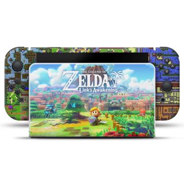 Capa Anti Poeira e Skin Nintendo Switch - Zelda Ocarina Of Time em