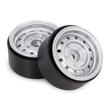 Imagem de Wemay 2 PCS Metal 1.9 "Wheel Hub Rim Beadlock para 1/10 RC Crawler Car Compatível com TRX4 SCX10 Hsp Redcat Tamiya Hpi AXIAL DIY Replacement