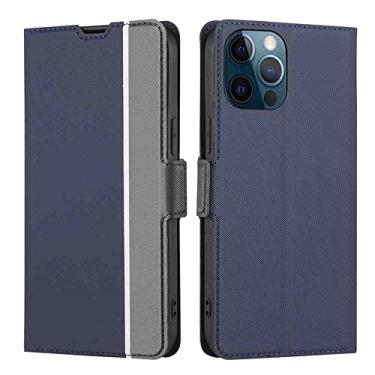 Imagem de MojieRy Estojo Fólio de Capa de Telefone for LG G5, Couro PU Premium Capa Slim Fit for LG G5, 2 slots de cartão, capa da moda, Azul