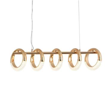 Imagem de Lustre Pendente Skylight Diamond 3098 Rose Gold Led Bivolt