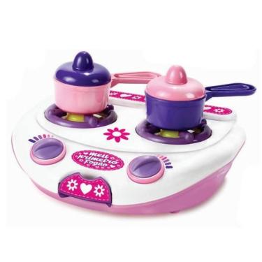 Kit Cozinha Infantil Jogo de Panelinhas Comidinha e Acessórios Brinquedo  Menina