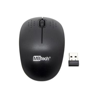 Imagem de Mouse Óptico Sem Fio Wireless M-Four 1000Dpi Usb 3.0 Mbtech
