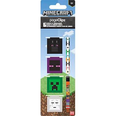 Imagem de Trends International Minecraft Clipes magnéticos para página de papelaria, 5 x 0,022 x 21 cm, multicolorido (pacote com 6)