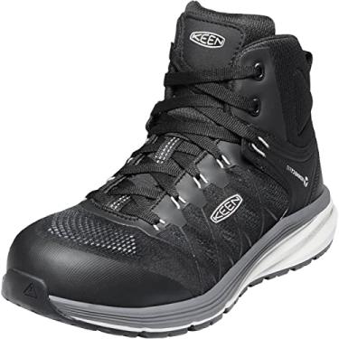 Imagem de KEEN Utility T nis de trabalho masculino Vista Energy Mid Composite Toe, Vapor/Preto, 11.5