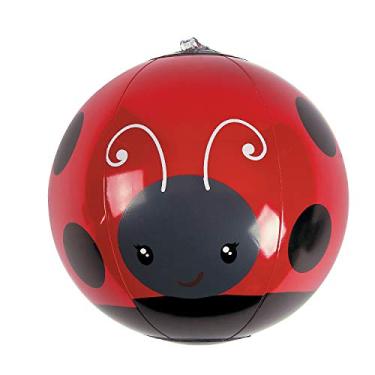 Imagem de Fun Express Mini Ladybug Beach Balls (Set of 12) Pool and Birthday Party Favors, Giveaways and Supplies