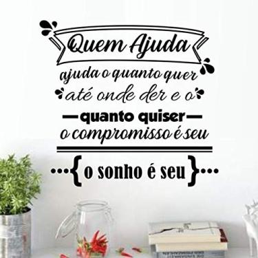 Imagem de Adesivo de parede frase Sonho tamanho 50cmx60cm