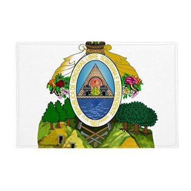 Imagem de DIYthinker Tapete de porta de banheiro com emblema nacional da América do Norte de Honduras, tapete antiderrapante