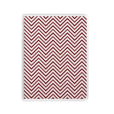 Imagem de Caderno de decoração branco com estampa vermelha de Natal, capa de chiclete, diário de capa macia