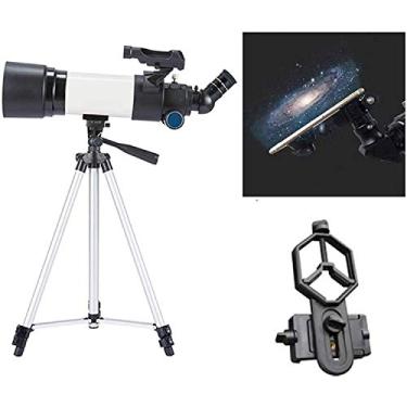 Imagem de Telescópio astronômico para iniciantes, telescópio catadióptrico infantil de 80 mm, escopo de observação monocular do céu para crianças, telescópios refrators 2020 The New