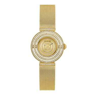 Imagem de Relógio GUESS feminino dourado esteira analógico GW0550L2