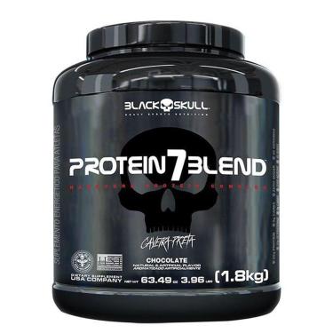 Imagem de PROTEIN 7 BLEND 1,8 KG - BLACK SKULL (MORANGO)-Unissex