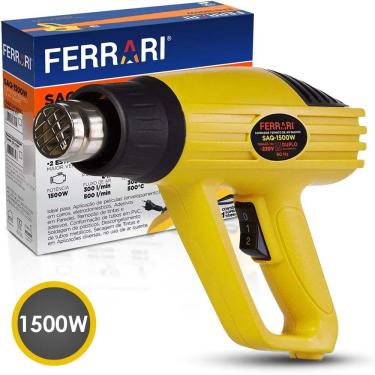 Imagem de Soprador Térmico 1500w Ar Quente Profissional Ferrari