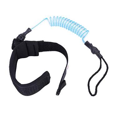 Imagem de Trela ​​de Perna Resistente e Flexível, Trela de Prancha, Cabo Leve de PU para Prancha de Surfe Bodyboard (Azul)