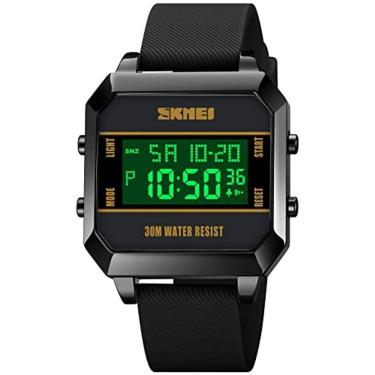 Imagem de Gosasa Men Sports Military Watches Digital Airplane Shaped LED Luz Relógios Impermeáveis