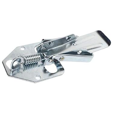 Imagem de Trava de porta de reboque resistente, construção de ferro galvanizado, maçaneta de porta, trava de elevação, trava de tração, ferrolho ideal para caravanas, caminhões oferece segurança