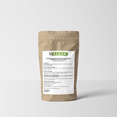Imagem de W Vegan Nutritional Yeast 1Kg Sabor Cheddar Embalagem Refil Wvegan Vegano