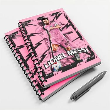 Imagem de Caderno Universitário 96 Fls Futebol Leonel Messi
