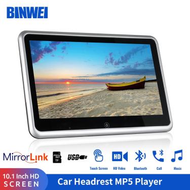 Imagem de BINWEI-Car Multimedia Player  Monitor de encosto de cabeça  MP5 Player  Mirror Link  Android FM  HD
