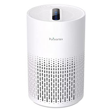 Imagem de Air Purifiers for Home, H13 True HEPA Filter for Pollen, Smoke, Dusts, Pets Dander, Odor, Hair, Ozone Free, 20db Quiet for Bedroom, Living Room, SGS Certificaion - AC400 White