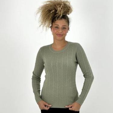 Imagem de Blusa de lã Facinelli Manga Longa Gola Redonda Feminina-Feminino