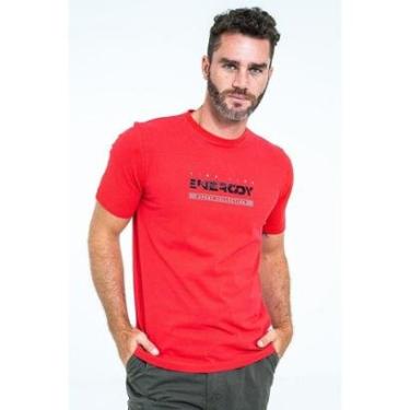 Imagem de Camiseta Time Line Energy - Vermelho - M-Masculino