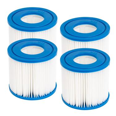 Imagem de WuYan Cartucho de filtro para Tipo D VII, bomba de cartucho de substituição compatível com cartucho de filtro Intex tipo D Piscinas termais de spa, pacote com 4