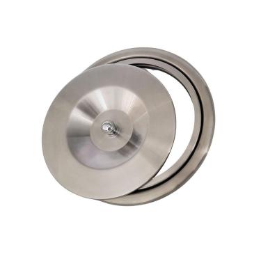 Imagem de Lixeira embutir Aço inox 5,1L c/Balde Plástico injetado