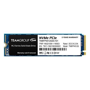 Imagem de TEAMGROUP NVMe PCIe M.2 2280 SSD Solid State Drive, Gen3x4 Read 3,000MB/s, 512GB