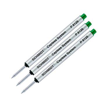 Imagem de Pacote com 3 – Schmidt P8126 esferas rollerball curtas sem tampa – tinta verde
