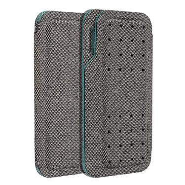 Imagem de Estojo de transporte para monitor de eletrocardiograma Kardia Mobile – Capa Kardia de viagem cabe no bolso, possui fecho magnético para manter o dispositivo Kardia seguro em movimento, cinza