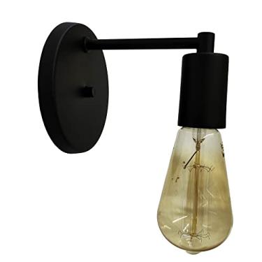 Imagem de Luminária Parede Arandela Moderna Sala Cama Banheiro Preto