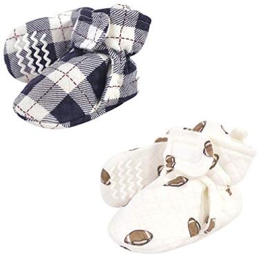 Imagem de Hudson Baby Conjunto de acessórios de inverno unissex com botas acolchoadas para bebês, Futebol Americano, 12-18 meses