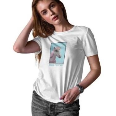 Imagem de Camiseta T-Shirt Baby Look Feminina Algodão Born This Way-Feminino