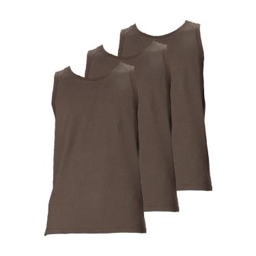 Imagem de Kit com 3 Camisetas Regata Masculina Hering 0111 Azul Marinho-Masculino