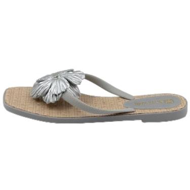 Imagem de Tamanco Santinelli de Dedo Rasteira com Flor Feminino