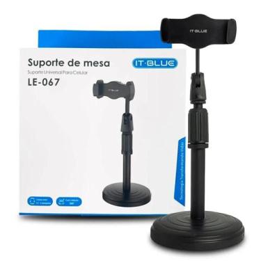 Imagem de Suporte regulável articulado 360 para celular it blue le067 - Home Goo