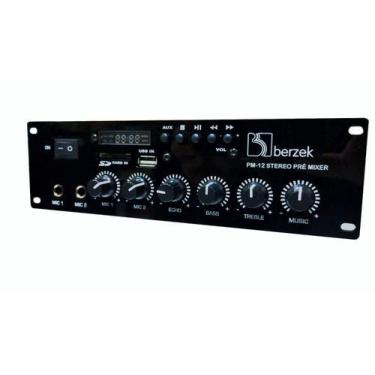 Imagem de Pré Mixer - Reprodutor Mp3 -12v - Pm12 - BERZEK