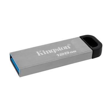 Imagem de Pendrive Kingston 128GB USB 3.2 - Prata (DTKN/128GB)