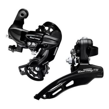 Imagem de Kit Shimano Tourney Ty300/Tz500 Câmbio Traseiro e Dianteiro