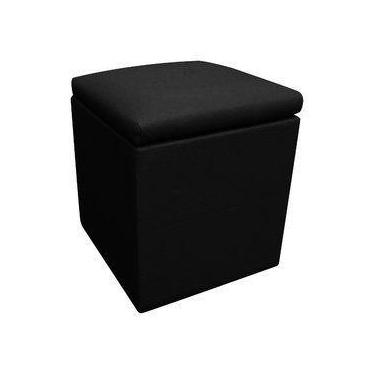 Imagem de Puff bau preto - Loja dos puffs