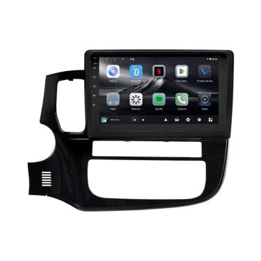 Imagem de Central Multimídia Outlander 2013 2014 2015 2016 2017 2018 2019 2020 Adak G2 Tela de 9" QLED 2GB de RAM 64GB Android Auto e Carplay + Câmera de r