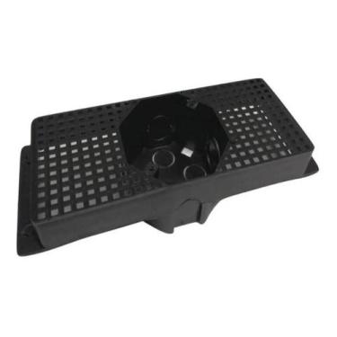 Imagem de 10 Caixinha De Luz Teto Suporte 30cm Para Laje Preto - EMAVE