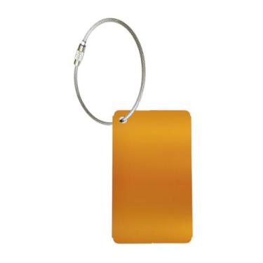 Imagem de Tag Identificador Etiqueta De Mala E Mochila - We Go To, Amarelo