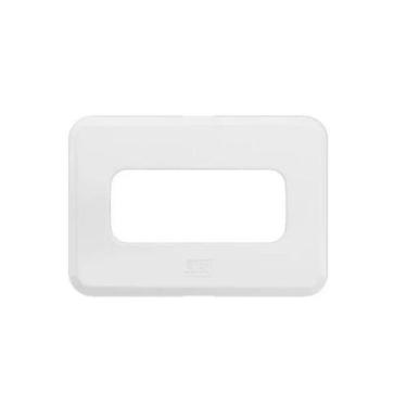 Imagem de Mini Placa de Embutir Móveis 1 Posição Branco - Composé - WEG