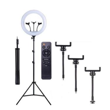 Imagem de Ring Light Led Iluminador 45Cm Super Forte Controle Remoto